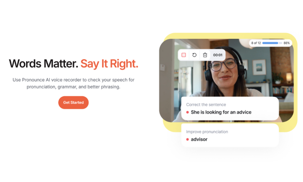 Pronounce AI 리뷰: 실시간 AI로 영어를 다듬으세요