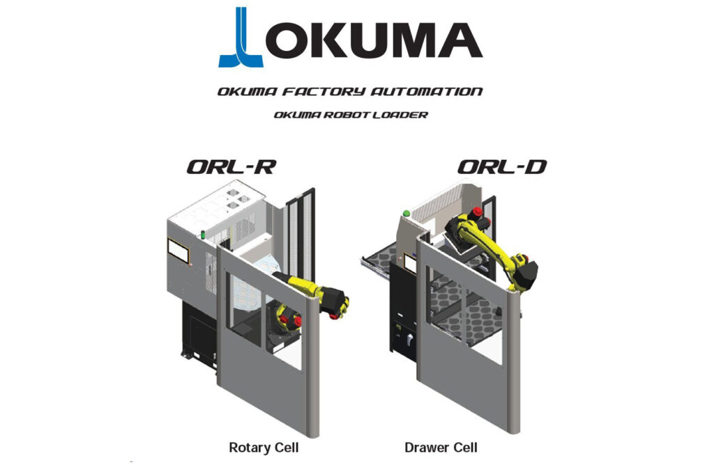 Okuma, CNC 라인을 보완하기 위해 부품 취급 로봇 출시