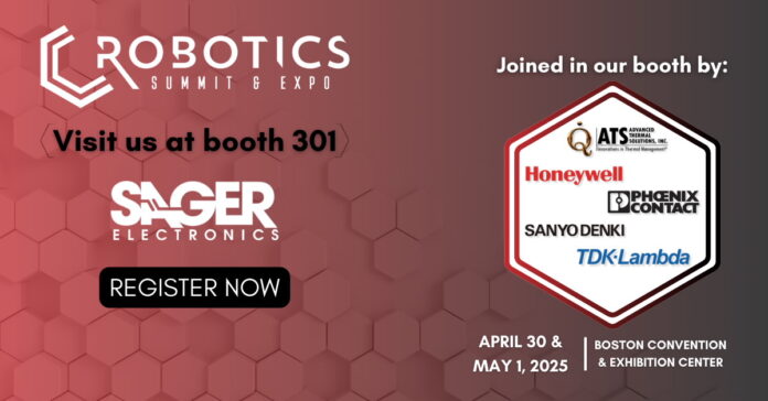 robotics-summit-&-expo에서-전시-할-sager-electronics