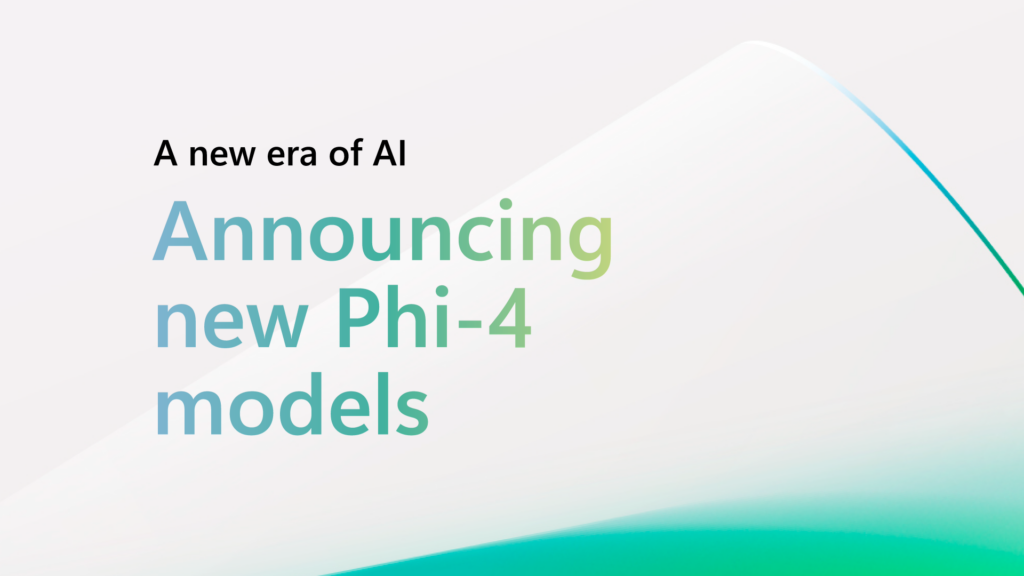 1 년의 PHI : AI에서 큰 도약을하는 작은 언어 모델